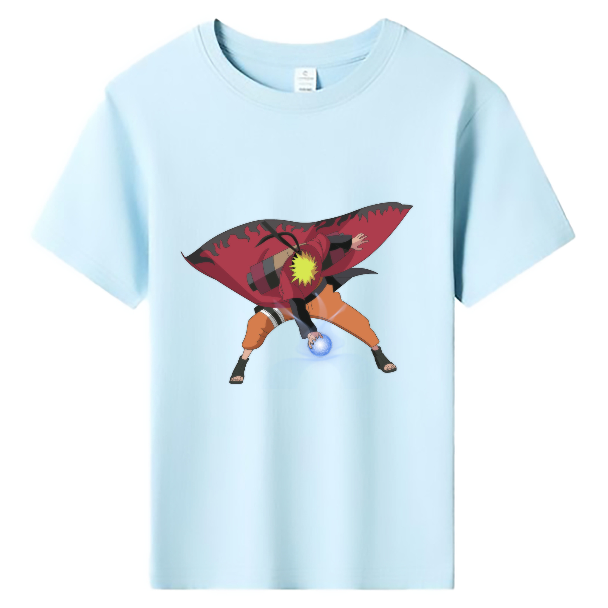 （画像用） NARUTO -ナルト- うずまき ナルト Uzumaki Naruto 綿100％キッズTシャツ（フロントプリント）